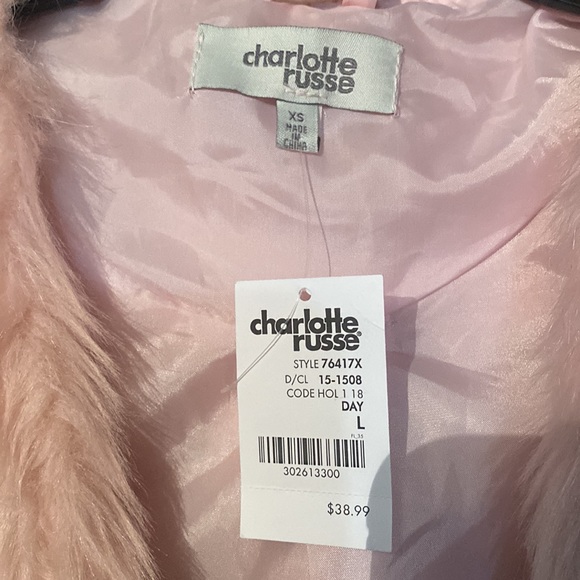 Charlotte Russe pink and purple ombré fuzzy fest - Picture 2 of 3